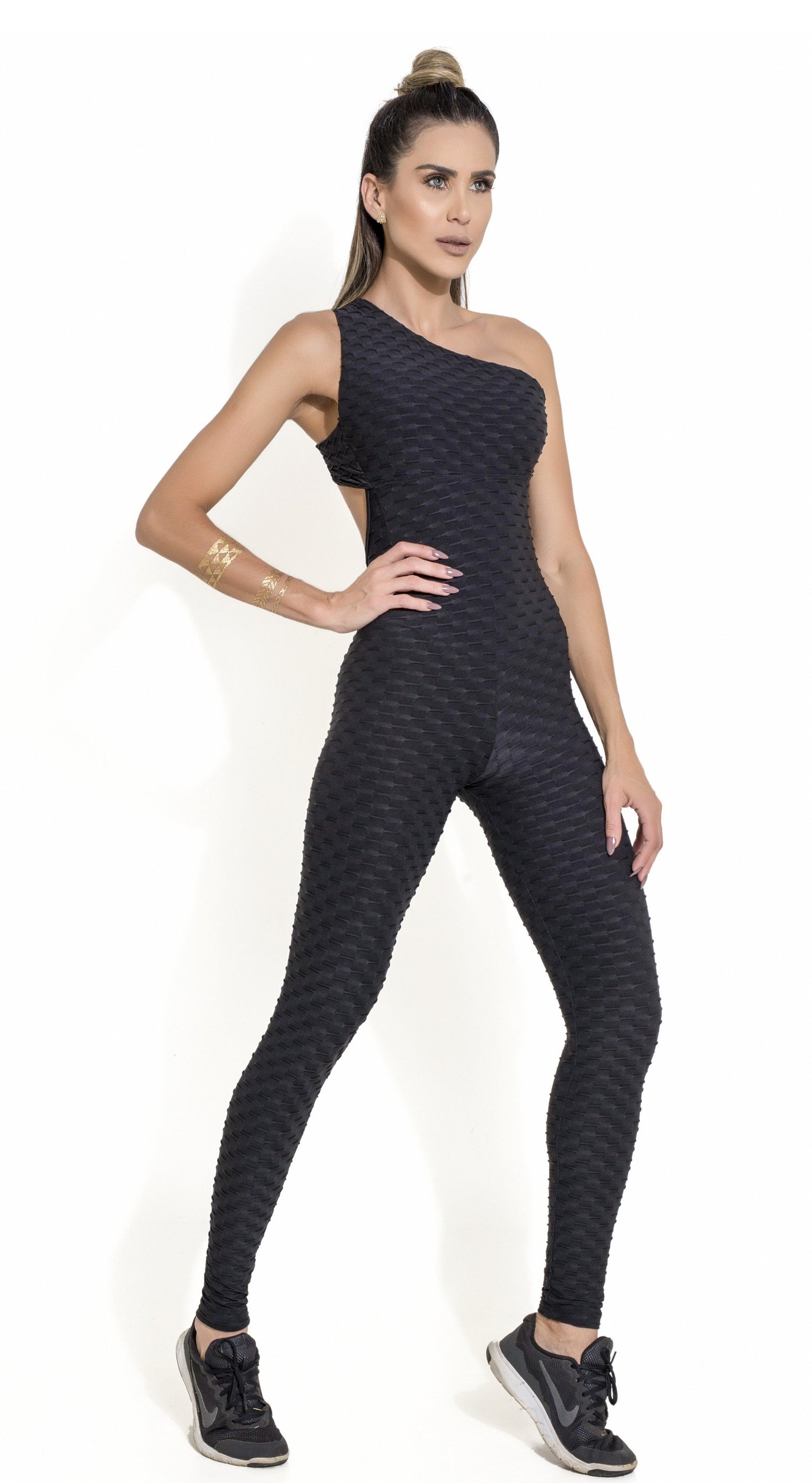 HONEYCOMB SCRUNCH BOOTY JUMPSUIT